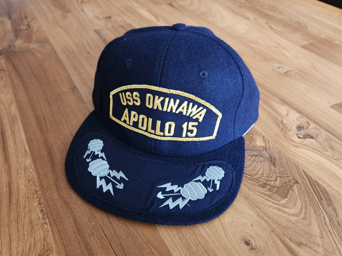 Recovery Hat - APOLLO 15 Astronauts - U.S.S. OKINAWA – LUNA REPLICAS