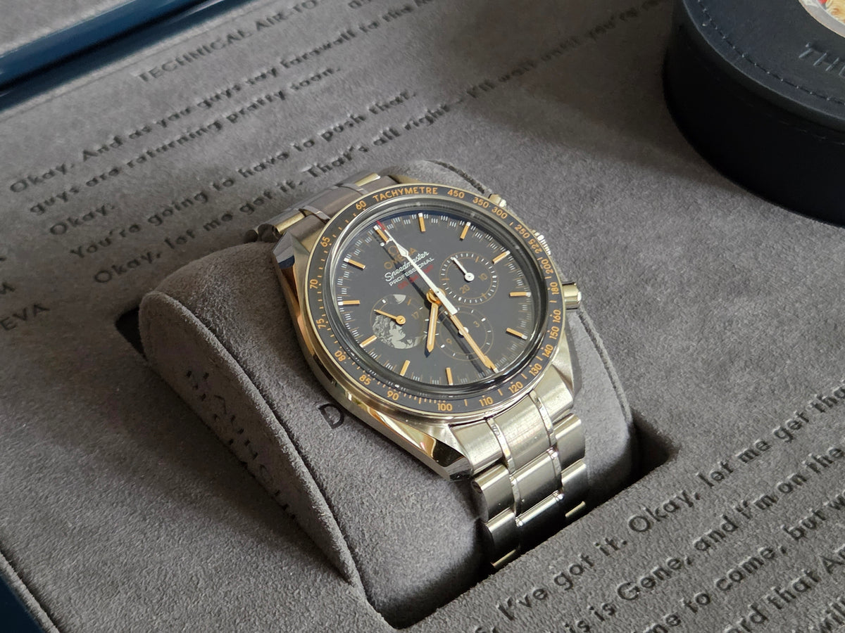 omega speedmaster 50th anniversary gold