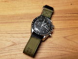 Short NASA watchband - MIL-SPEC Velcro Brand Fastener, OD Green Tape -210