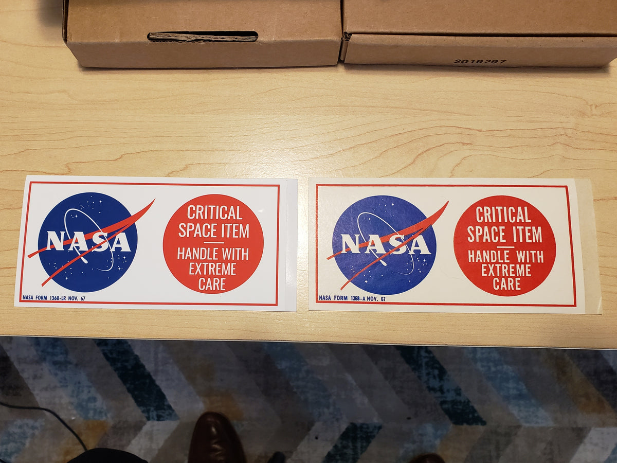 Apollo Critical Space Item Meatball Decal Set (3) – LUNA REPLICAS