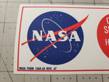 Apollo Critical Space Item Meatball Decal Set (3)