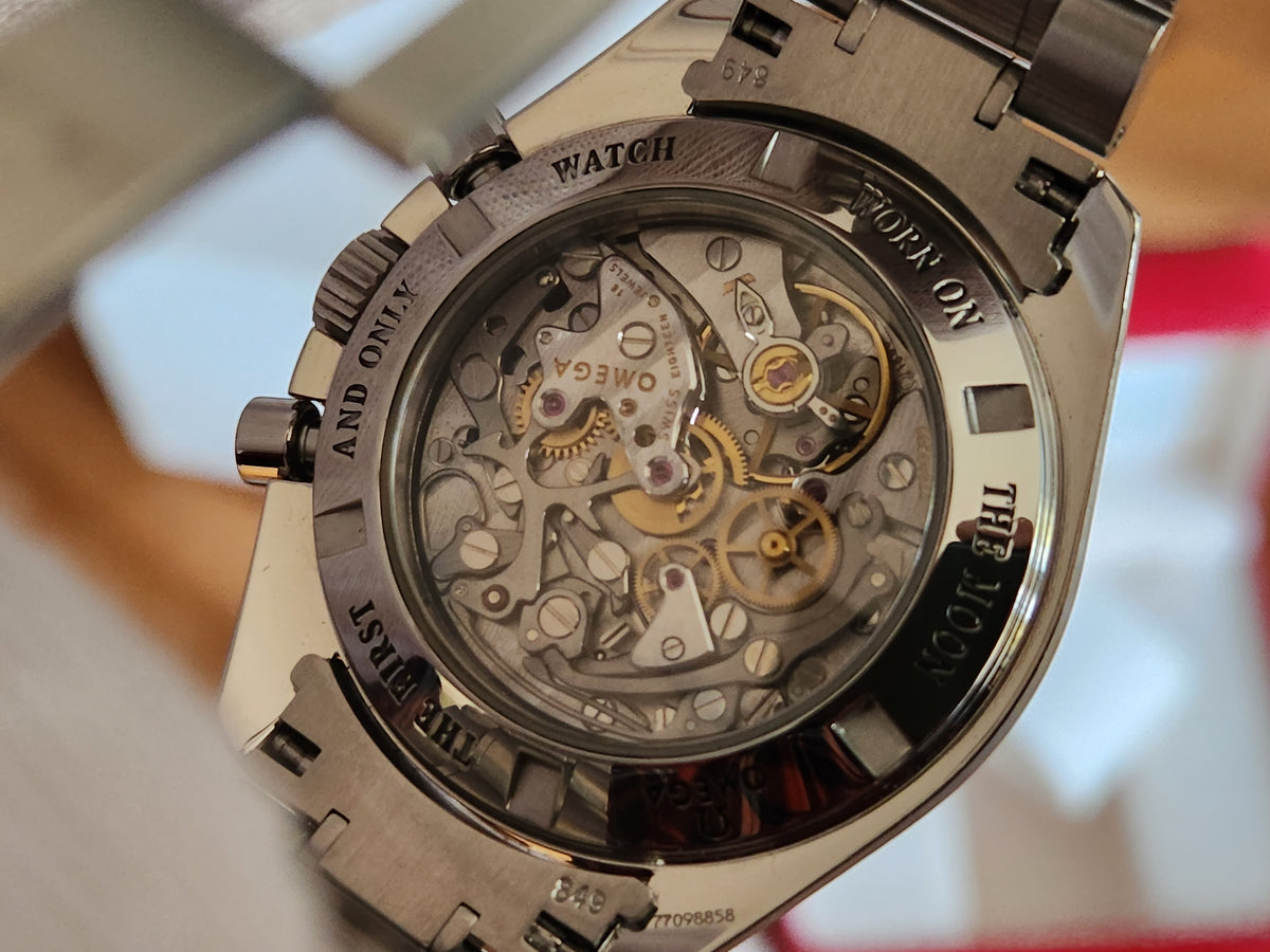 OMEGA Speedmaster First Replica 文字板 OMEGA Speedmaster Professional Moonwatch - Sapphire Sandwich