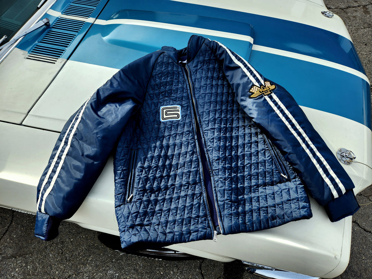 1965 SHELBY/FORD Quilted Team Jacket NAVY HERITAGE LINE – LUNA