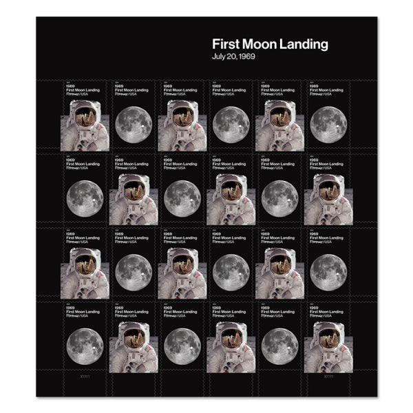 1969: First Moon Landing Stamps – LUNA REPLICAS