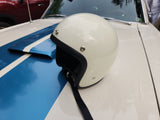 Vintage Racing Helmets - IVORY WHITE - DISPLAY ONLY