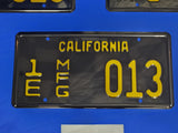 1960s Manufacturer Plates