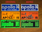 Apollo Team Member Bumper Sticker Decals