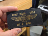 Sally Ride STS-7 Leather Nametag