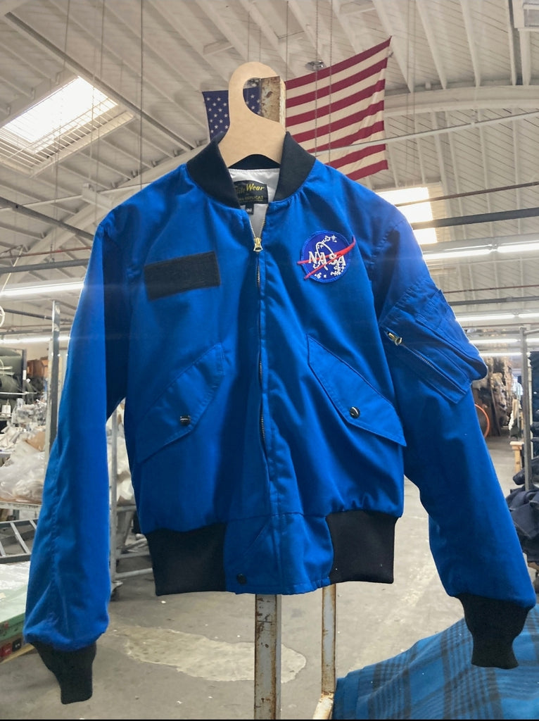 Flite Wear Type Royal Blue NASA Flight Jackets – LUNA REPLICAS