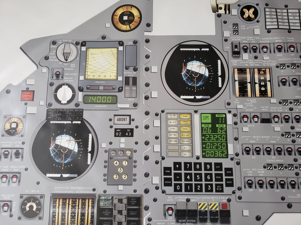 Apollo Command Module Instrument Panel