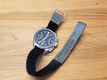 Short NASA watchband - MIL-SPEC Velcro Brand Fastener, GRAY Tape - 210