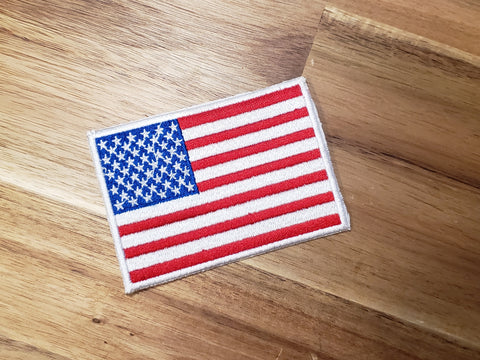 American Flag VINTAGE Embroidered Patch