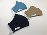 Non-Medical Fitted Cotton Mask - BLOCK II - BLUE