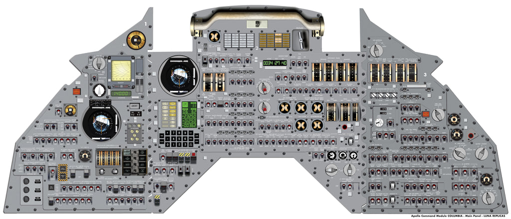 Apollo Command Module Colors Apollo Command Module Banner – LUNA REPLICAS