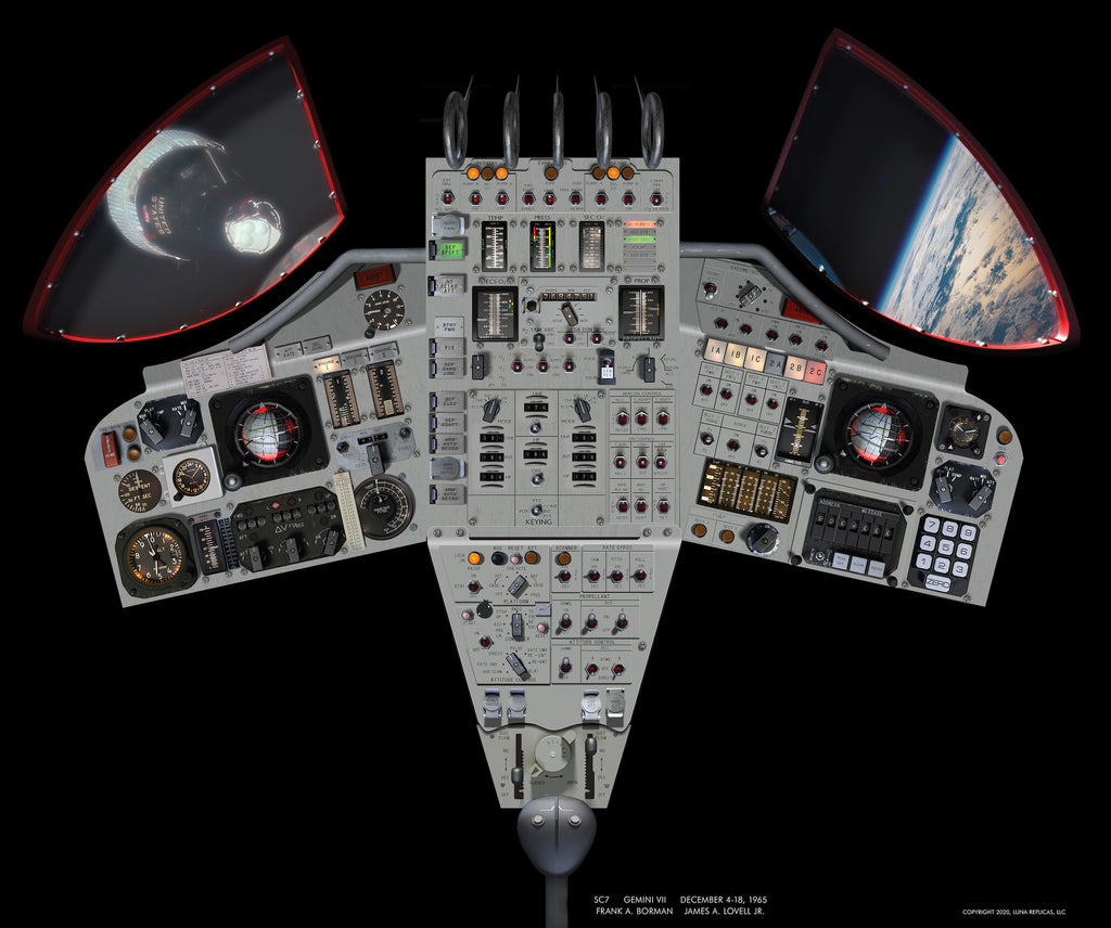 Gemini Spacecraft Instrument Panel