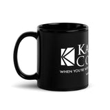 KCo Black Glossy Mug